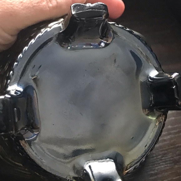 Vintage Northwood Carnival Glass Footed Basket Amethyst - Picture 7 of 11